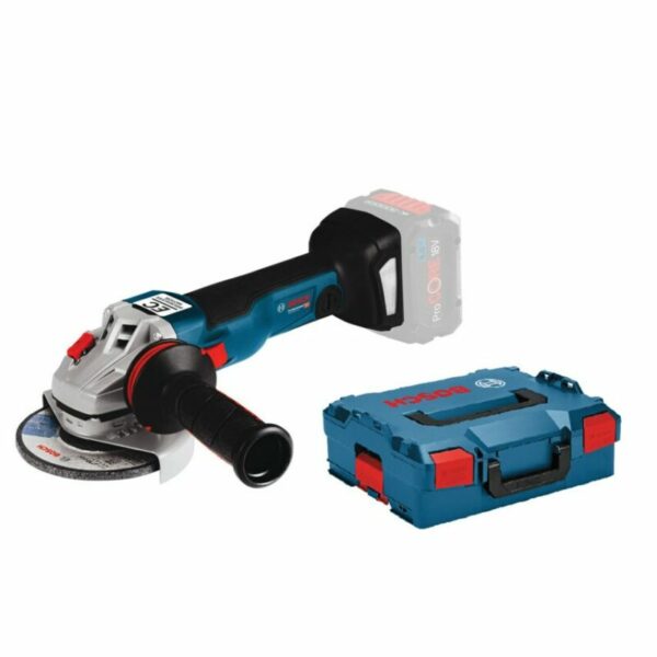 GWS 18 V-10 Pc 18V 125MM Connection Ready Angle Grinder with Paddle Switch in L-BOXX Body Only Version - No Batteries Or Charger Supplied - 0 601 9G3
