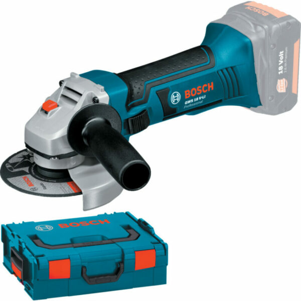 GWS 18 V-LI Angle Grinder Body Only in L-BOXX 115MM 4IN