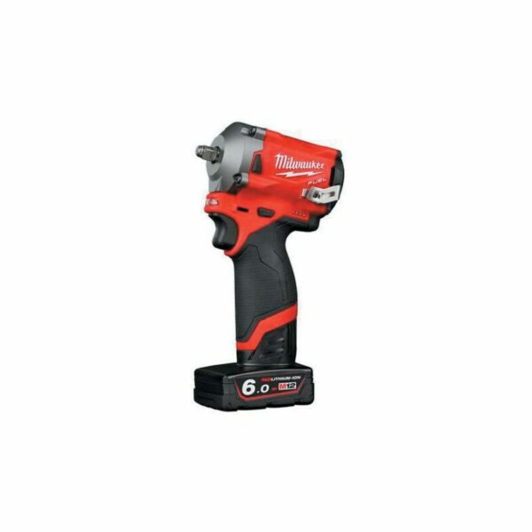 M12FIW38-622X Fuel 3/8" Impact Wrench with Friction Ring 1 X 6.0AH 1 X 2.0AH Battery Packs