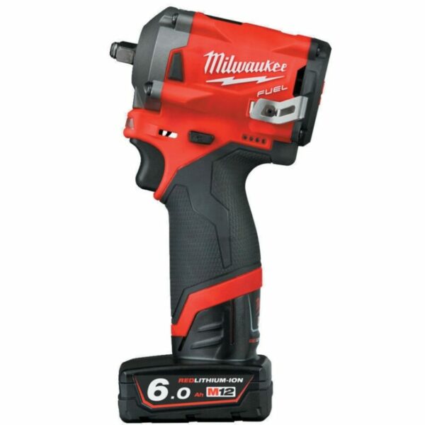 M12FIWF12-622X M12 Fuel 1/2" Impact Wrench with Friction Ring 1 X 6.0AH, 1 X 2.0AH, C12C 12V Charger and Hd Bag