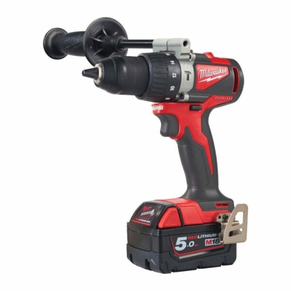 M18BLPD2-502X M18 Compact Brushless Combi Drill with 2 X 5.0AH Batteries, Charger and Case